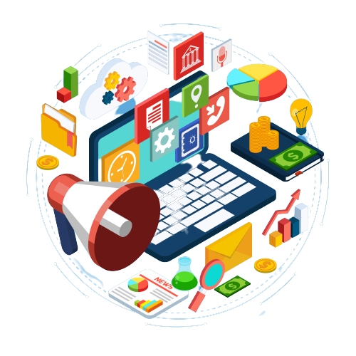 Digital marketing. Complemento de texto.
