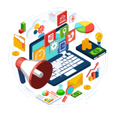 digital-marketing-ft Digital marketing. Complemento de texto.